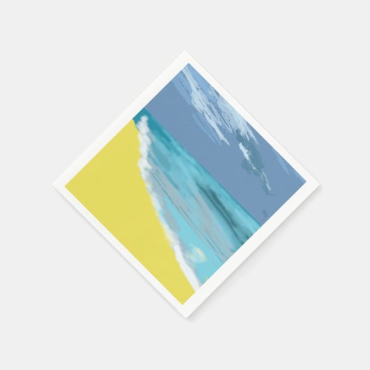 Sweet Summertime Digital-tekening Servet (Hoek)