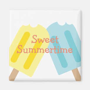 Sweet Summertime Popsicle Home Decor Magneet