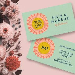 Sweet Sunflower Daisy Flower Pink Kortingskaartje