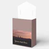 Sweet Sunset Silhouette Mensen Bedankdoosjes (Geopend)
