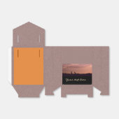 Sweet Sunset Silhouette Mensen Bedankdoosjes (Uitgevouwen)