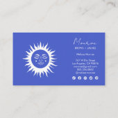 Sweet Sunshine Regenboog Boho Elegante Sociale Ico Visitekaartje (Achterkant)