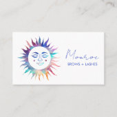 Sweet Sunshine Regenboog Boho Elegante Sociale Ico Visitekaartje (Voorkant)