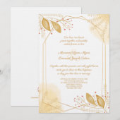 Sweet Surrender huwelijksuitnodiging Kaart (Voorkant / Achterkant)