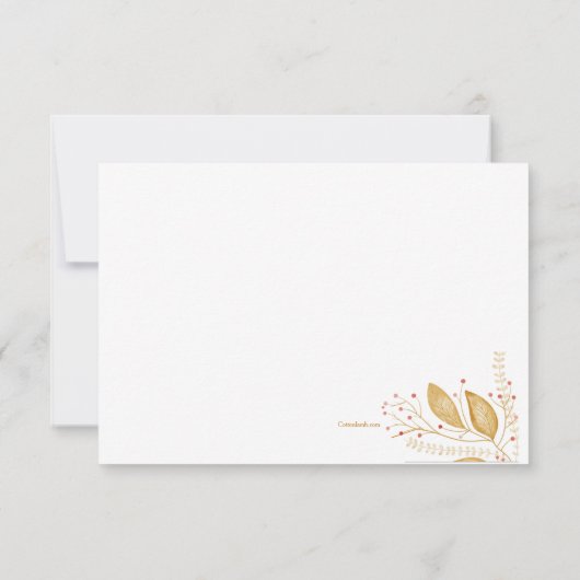 Sweet Surrender RSVP-kaarten Kaart (Achterkant)