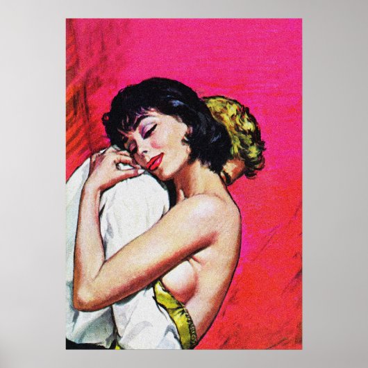 Sweet Sweet Love  Pulp Hoesje Art Poster (Voorkant)