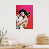 Sweet Sweet Love  Pulp Hoesje Art Poster (Keuken)