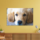 Sweet, Sweet Puppy Canvas Afdruk (Insitu (Woonkamer))