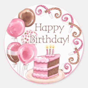 Sweet Sweets Happy Birthday Sticker