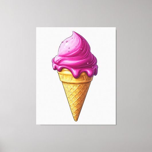 Sweet Swirl - Ice Cream Art Print (Voorkant)
