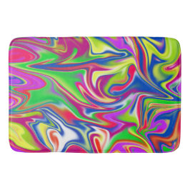 Sweet Swirls: The Bubblegum Marble Delight beroemd Badmat