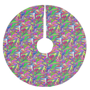 Sweet Swirls: The Bubblegum Marble Delight beroemd Kerstboom Rok