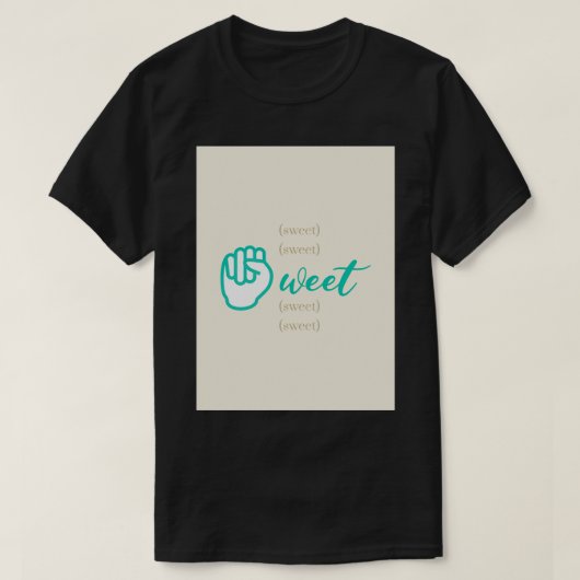 Sweet T-shirt (Design voorkant)
