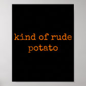 Sweet Tato And Kind Of Rude Tato Cute Couples - Pa Poster (Voorkant)