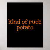 Sweet Tato And Kind Of Rude Tato Funny Matching Co Poster (Voorkant)