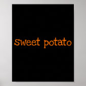 Sweet Tato And Kind Of Rude Tato Funny Matching Co Poster (Voorkant)