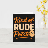 Sweet Tato And Kind Of Rude Tato  Kaart (Gele Bloem)
