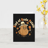 Sweet Tato And Kind Of Rude Tato  Kaart (Gele Bloem)