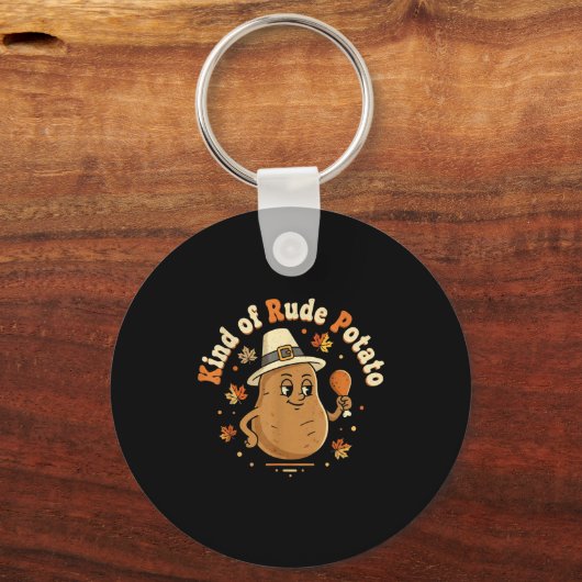 Sweet Tato And Kind Of Rude Tato  Sleutelhanger (Voorkant)