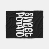 Sweet Tato And Kind Of Rude Tato, Thanksgiving Cou Fleece Deken (Voorkant (Horizontaal))