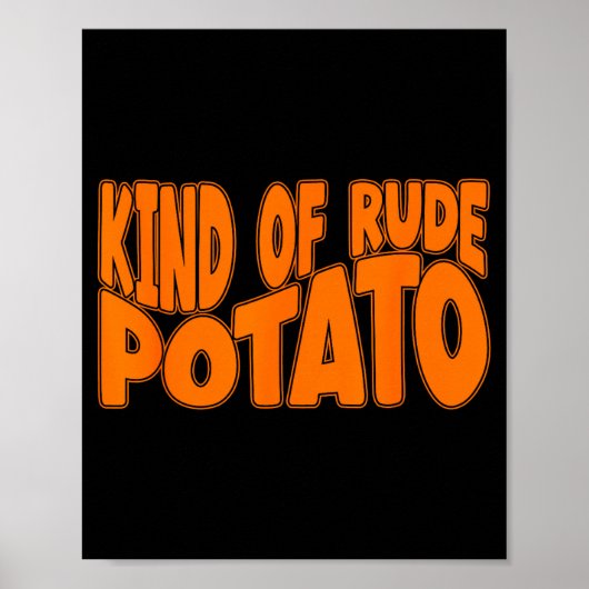 Sweet Tato And Kind Of Rude Tato, Thanksgiving Cou Poster (Voorkant)