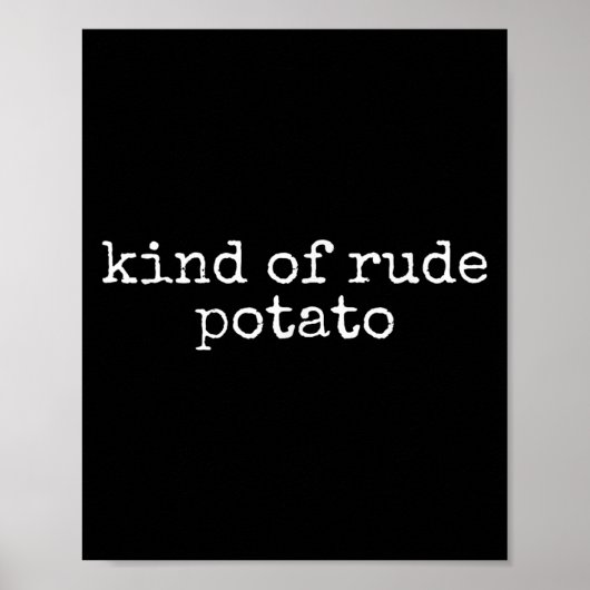 Sweet Tato And Kind Of Rude Tato, Thanksgiving Cou Poster (Voorkant)