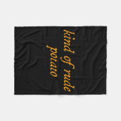 Sweet Tato, Kind Of Rude Tato, Matching Thanksgivi Fleece Deken (Voorkant (Horizontaal))