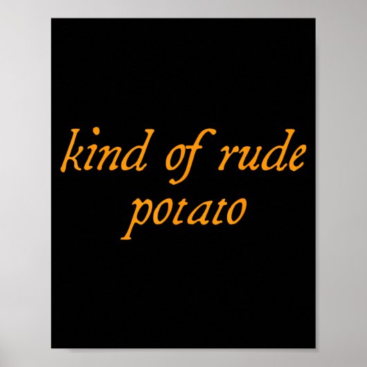 Sweet Tato, Kind Of Rude Tato, Matching Thanksgivi Poster (Voorkant)