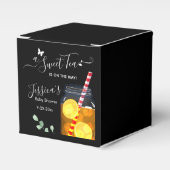 Sweet Tea Baby shower Favor Box Bedankdoosjes (Voorkant Zijde)