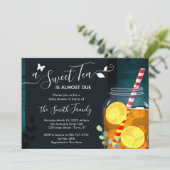 Sweet Tea Baby shower Uitnodiging (Staand voorkant)