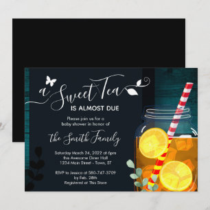 Sweet Tea Baby shower Uitnodiging