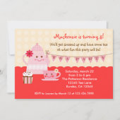 Sweet Tea Birthday Party Invitation Kaart (Voorkant)