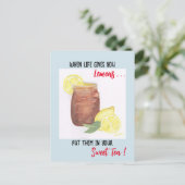 Sweet Tea Briefkaart (Staand voorkant)