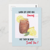 Sweet Tea Briefkaart (Voorkant / Achterkant)