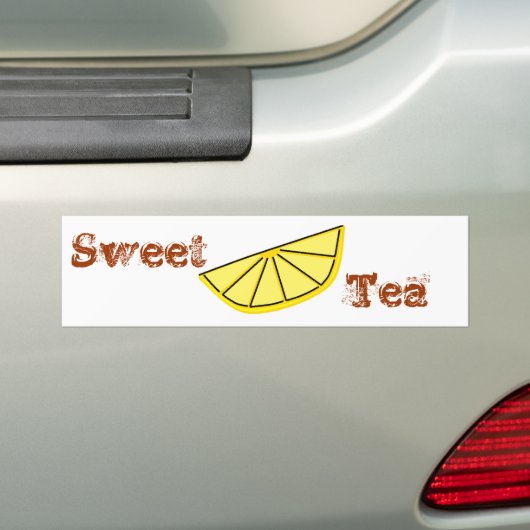 Sweet Tea Bumpersticker (Op auto)