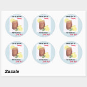Sweet Tea Classic Ronde Sticker (Vel)