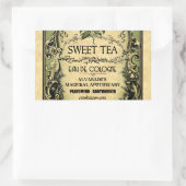 Sweet Tea Eau de Cologne  Label (Tas)