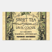 Sweet Tea Eau de Cologne  Label (Voorkant)