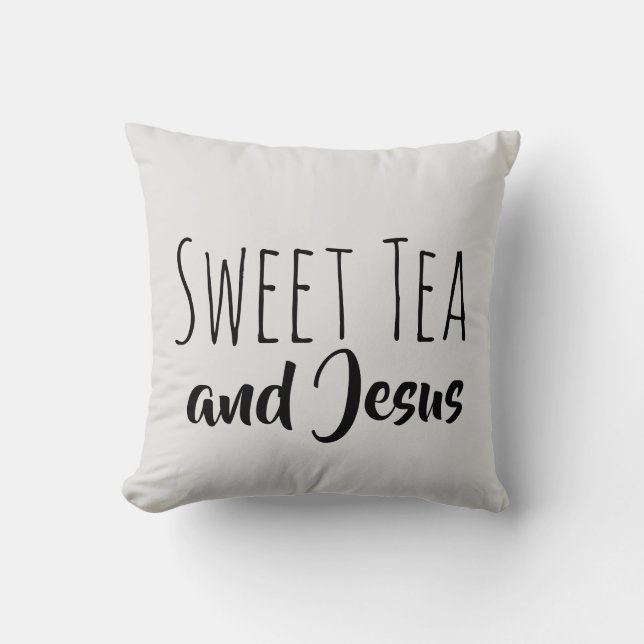 Sweet Tea en Jesus Kussen (Voorkant)