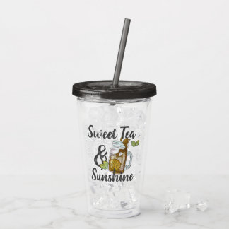 Sweet Tea en Sunshine Acryl Drinkbeker