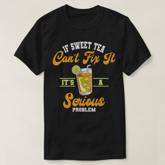 Sweet Tea Enthusiast Iced Verfrissing A rigide P T-shirt (Design voorkant)
