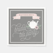 Sweet Tea | Gepersonaliseerde Bridal Tea Party Servetten (Voorkant)