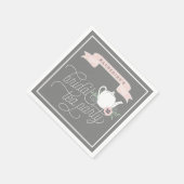 Sweet Tea | Gepersonaliseerde Bridal Tea Party Servetten (Hoek)