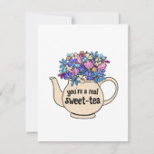 Sweet Tea Illustrated Valentijnsdag Kaart (Voorkant)