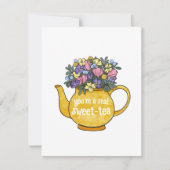 Sweet Tea Illustrated Valentijnsdag Kaart (Voorkant)