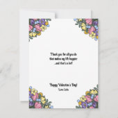 Sweet Tea Illustrated Valentijnsdag Kaart (Achterkant)