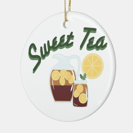 Sweet Tea Keramisch Ornament (Links)