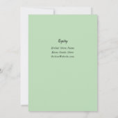 Sweet Tea Party Lavender Vrijgezellenfeest Kaart (Achterkant)