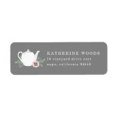 Sweet Tea Return Address Labels (Voorkant)
