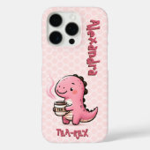 Sweet Tea-Rex gepersonaliseerde dinosaurus dierenw Case-Mate iPhone Case (Achterkant)